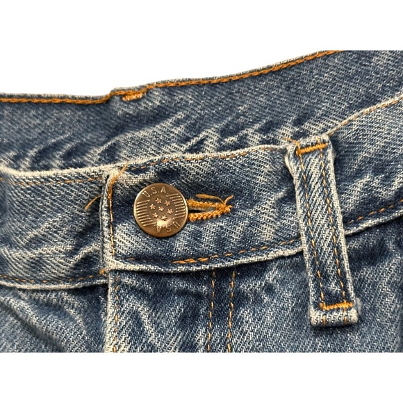 Vintage Faded Glory High Waisted Mom Jeans Medium Wash Tapered Leg Size 10 - Picture 3 of 8
